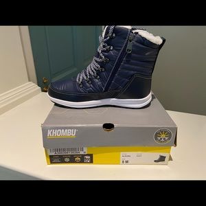 Khombu Alegra navy winter boots